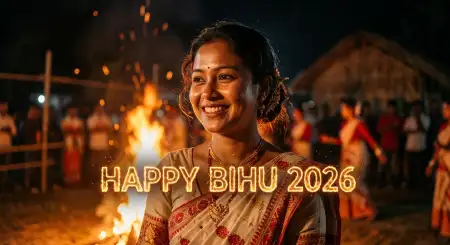 Happy Bihu 2026 Wishes For Students - Free Happy Bihu 2026 Wishes Download