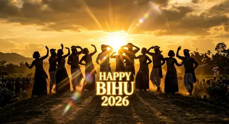 Happy Bihu 2026 Wishes Png Transparent Background - Free Happy Bihu 2026 Wishes Download