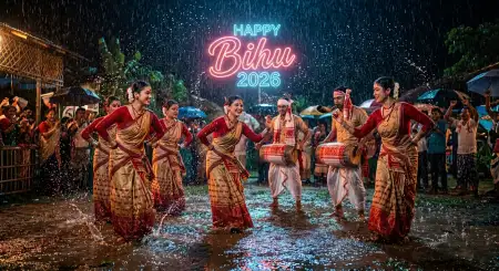 Happy Bihu 2026 Wishes Video Download - Free Happy Bihu 2026 Wishes Download