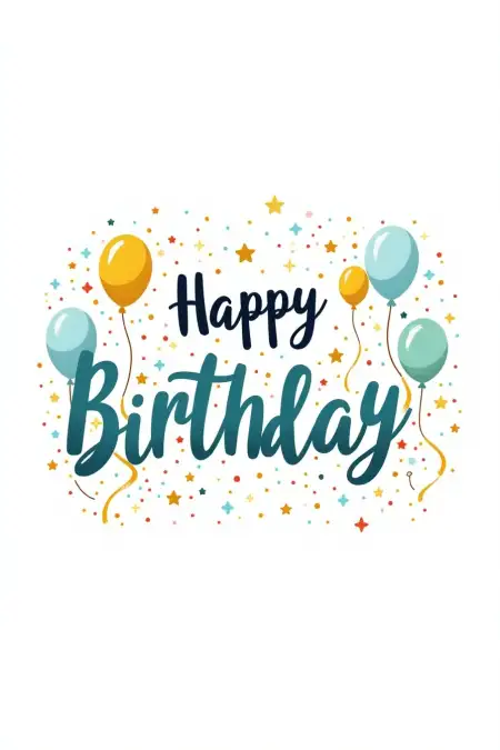 Happy Birthday PNG Image With Transparent Background - Free Background Download