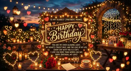 Free Happy Birthday Wishes For Crush Romantic Text Image Download
