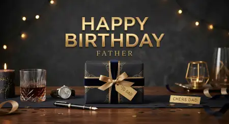 Free Happy Birthday Wishes For Father From Son Image Download