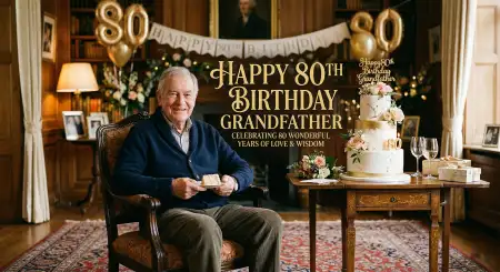 Free Happy Birthday Wishes For Grand Father Image Download