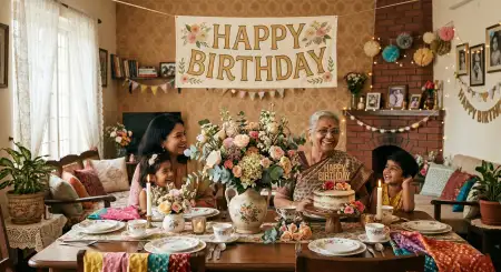 Free Happy Birthday Wishes For Grand Mother Image Download