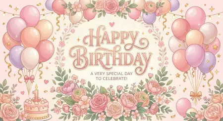 Free Happy Birthday Wishes For Sister With Love Image Download