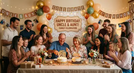 Free Happy Birthday Wishes For Uncle And Aunt Image Download