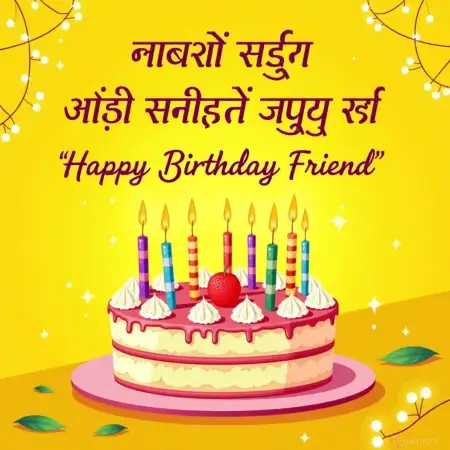Happy Birthday Wishes In Marathi For Friend - Free Happy Birthday Friend Download