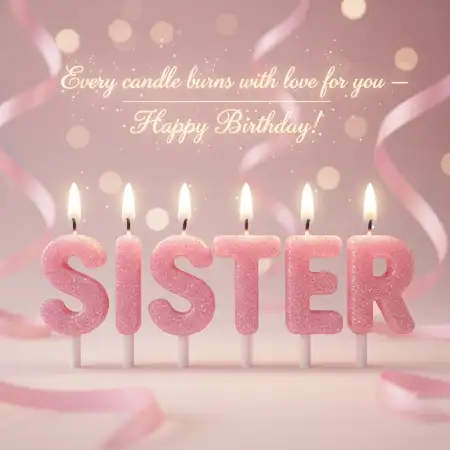 Free Happy Birthday Wishes To A Sister Who Is Far Away Background Download