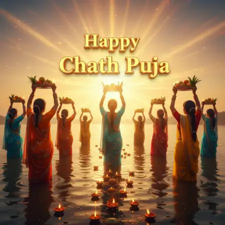 Happy Chhath Puja 2025 Png Transparent Background - Free Happy Chhath Puja 2025 Download