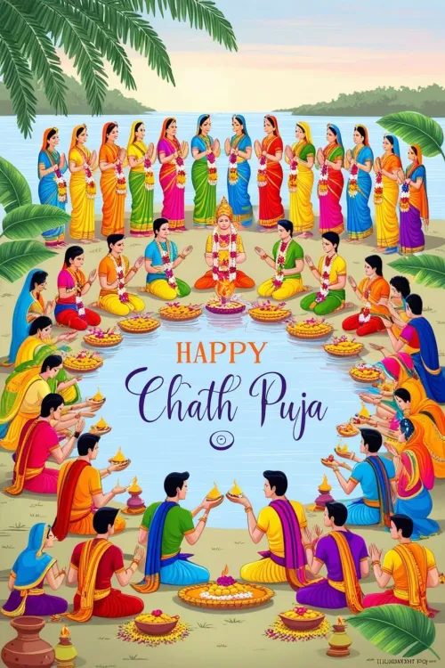 happy chhath puja festival images for sharing