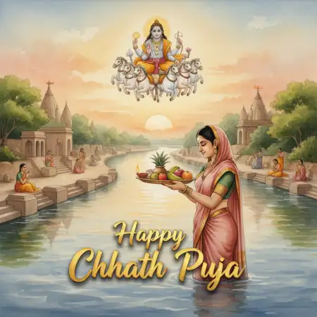 Happy Chhath Puja Gif Download Free - Free Chhath Download