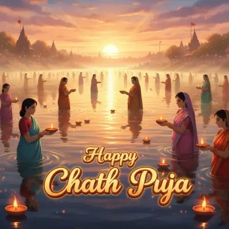 Free Happy Chhath Puja Greetings Banner For Print Background Download