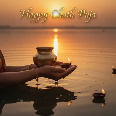 Free Happy Chhath Puja Wishes For Office Colleagues Background Download
