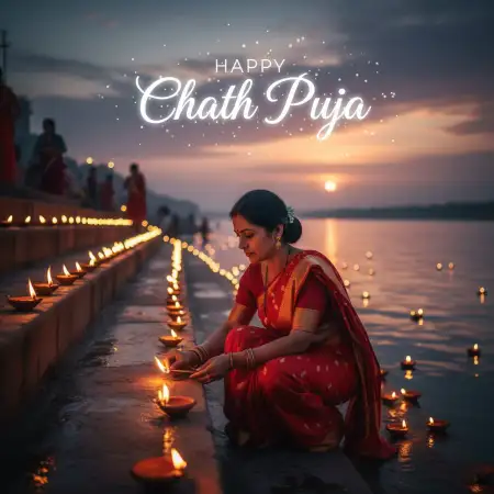 Free Happy Chhath Puja Wishes In English 2025 Background Download