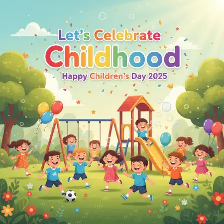 Free Happy Childrens Day 2025 Banner Template Free Download Background Download