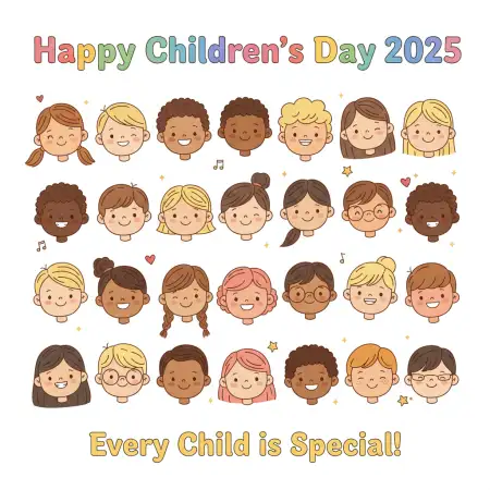 Free Happy Childrens Day 2025 English Essay For Class 5 Students Background Download