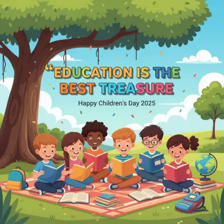 Free Happy Childrens Day 2025 Fancy Dress Theme Ideas Background Download