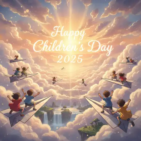 Free Happy Childrens Day 2025 Free Hd Greeting Image Background Download