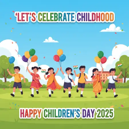 Free Happy Childrens Day 2025 Greetings And Messages Background Download