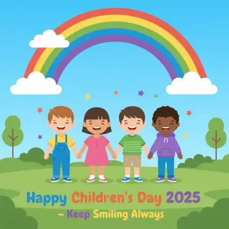 Free Happy Childrens Day 2025 Hashtags For Instagram Background Download