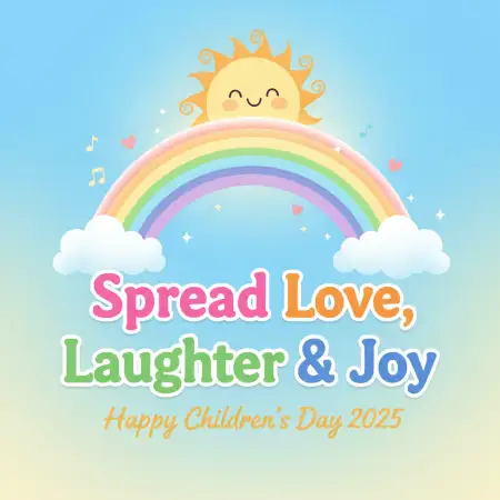 Free Happy Childrens Day 2025 Images For Facebook And Whatsapp Background Download