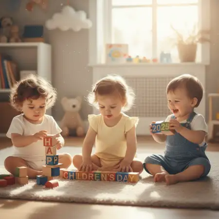 Free Happy Childrens Day 2025 Message For Principal And Teachers Background Download