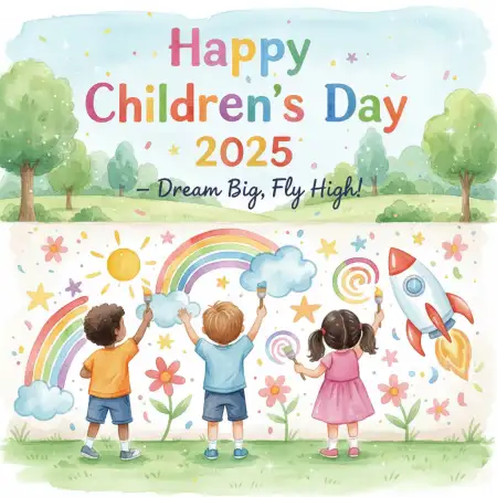 Free Happy Childrens Day 2025 Poem In English For Students Background Download