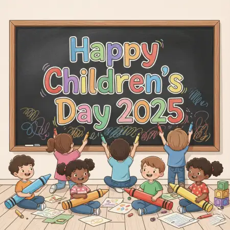 Free Happy Childrens Day 2025 Poster Design Free Download Background Download
