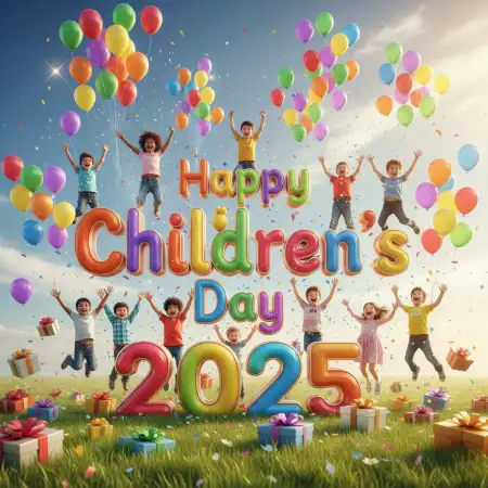 Free Happy Childrens Day 2025 Quotes In English Background Download