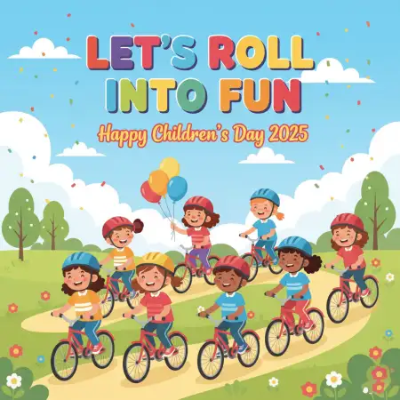 Free Happy Childrens Day 2025 Speech For School Function In English Background Download