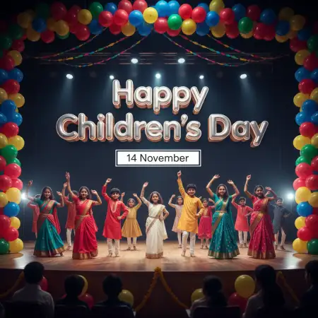 Free Happy Childrens Day Banner Design For School Background Download