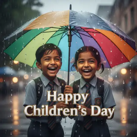 Free Happy Childrens Day Banner Design For School Background Download