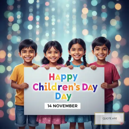 Free Happy Childrens Day Card Design For Students Background Download