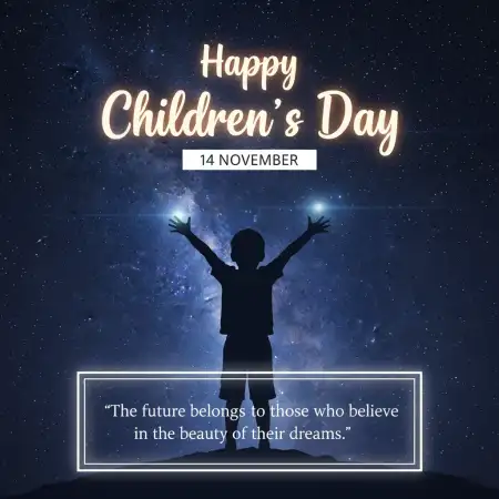 Free Happy Childrens Day Creative Post For Instagram Background Download