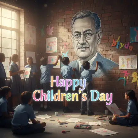 Free Happy Childrens Day Fancy Dress Background Background Download