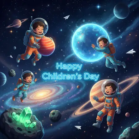 Free Happy Childrens Day Frame Background Hd Background Download