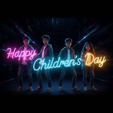 Free Happy Childrens Day Inspirational Quotes With Images Background Download