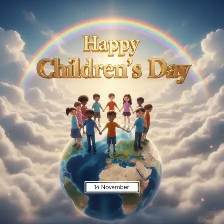 Free Happy Childrens Day Instagram Post Design Background Download