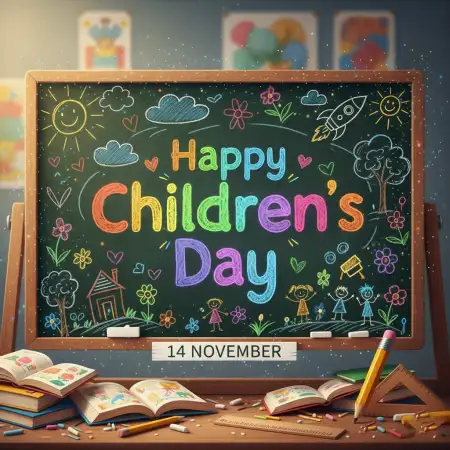 Free Happy Childrens Day Photo Frame For Kids Background Download