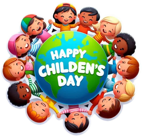 happy childrens day png transparent background