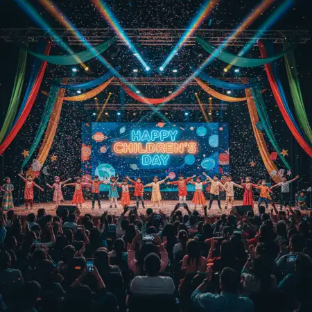 Free Happy Childrens Day Poster Design Ideas Background Download