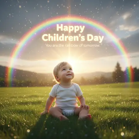Happy Childrens Day Saying Image Transparent Background - Free Happy Childrens Day Quotes Download