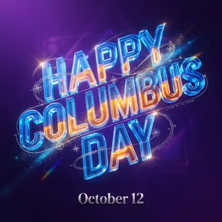 happy columbus day 2026 instagram post design - Columbus Day