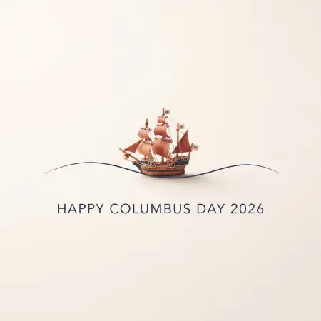 happy columbus day 2026 unique wishes design - Columbus Day