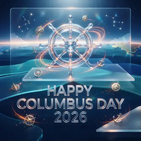 happy columbus day 2026 whatsapp status design - Columbus Day