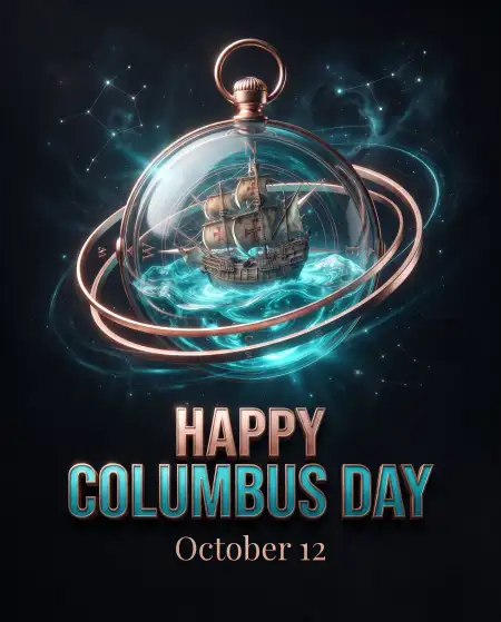 happy columbus day 2026 wishes free download design - Columbus Day
