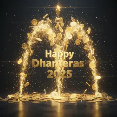Happy Dhanteras 2025 Caption For Instagram Post - Free Happy Dhanteras 2025 Download