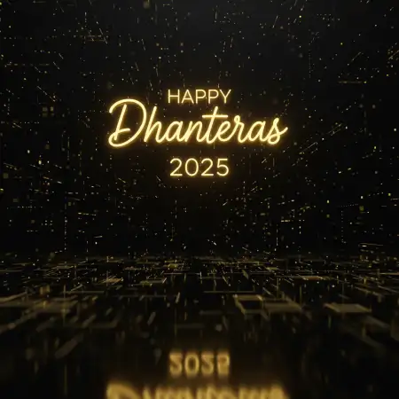 Happy Dhanteras 2025 Gold Jewelry Advertisement - Free Happy Dhanteras 2025 Download