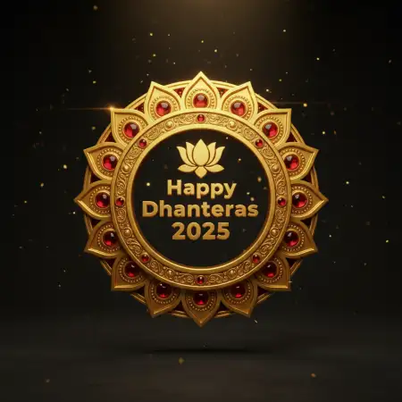 Happy Dhanteras 2025 Photo For Instagram Stories - Free Happy Dhanteras 2025 Download