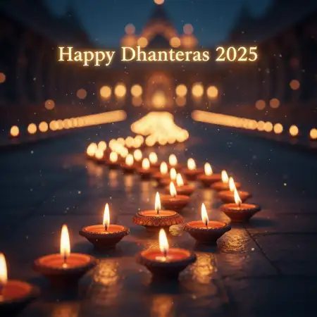 Happy Dhanteras 2025 Poster Design For Shop - Free Happy Dhanteras 2025 Download